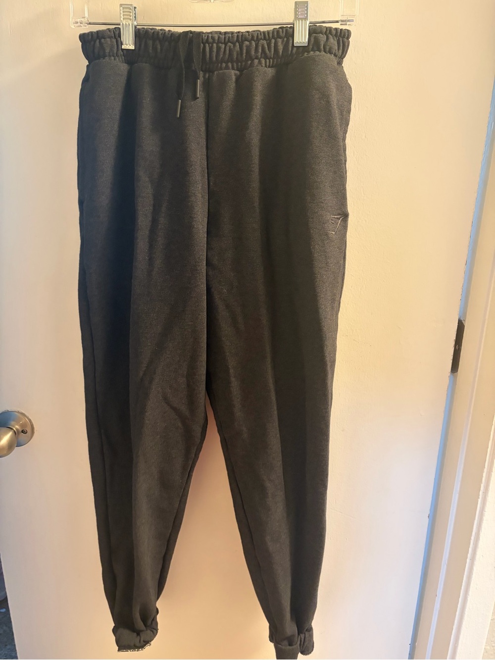 Gymshark Black Elastic Waist Joggers‎